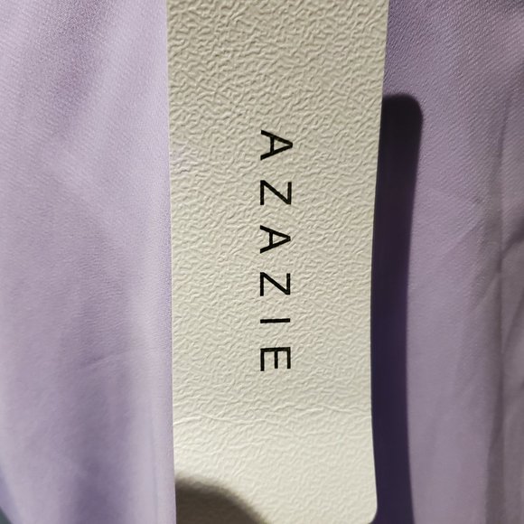 NWT Azazie Naeem Floor Length Dress - Picture 4 of 6